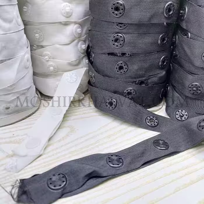 دکمه ریلی بزرگ متری سفید یا مشکی