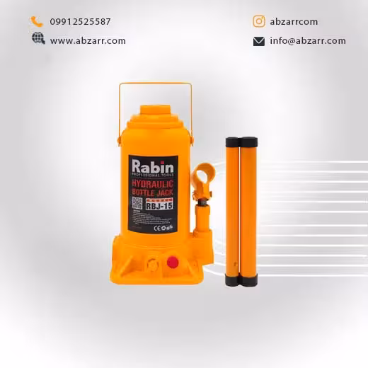 جک روغنی 15 تن رابین RABIN مدل RBJ-15