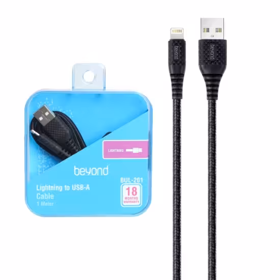 کابل تبدیل USB به Lightning بیاند مدل BUL-201 1 طول 1 متر