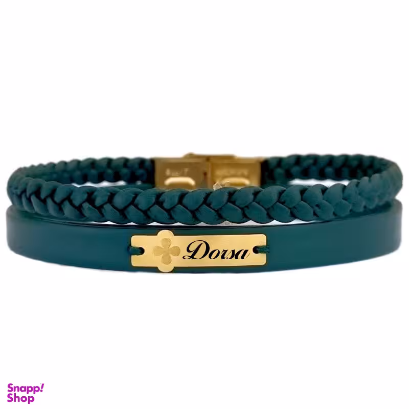 دستبند طلا 18 عیار زنانه لیردا مدل اسم درسا