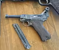 مدل سه بعدی تفنگ STL) LUGER)