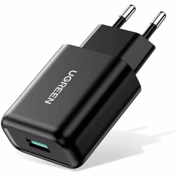 شارژر دیواری 18 وات با پورت USB-A QC 3.0 یوگرین مدل CD122