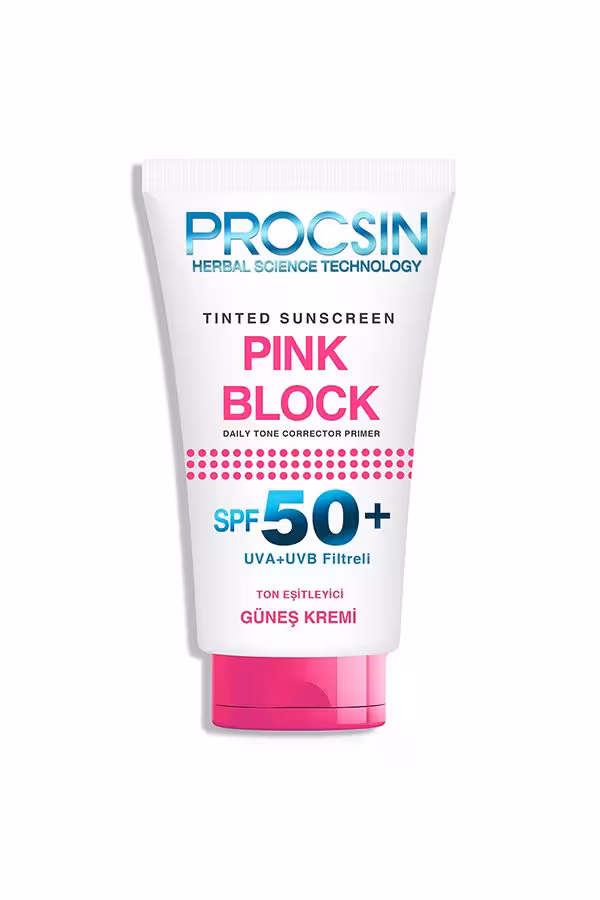 کرم ضد آفتاب Procsin مدل Pink Block با SPF50