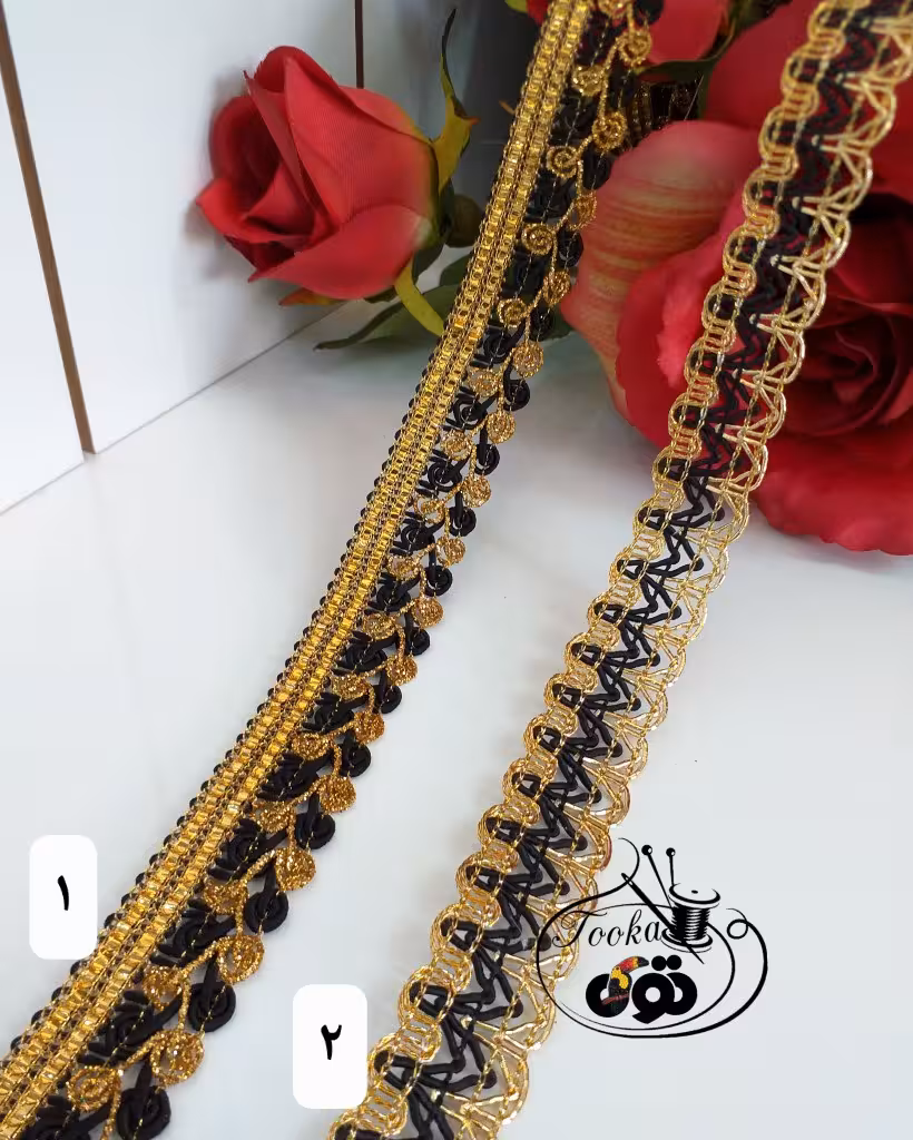 نوار طلایی مشکی