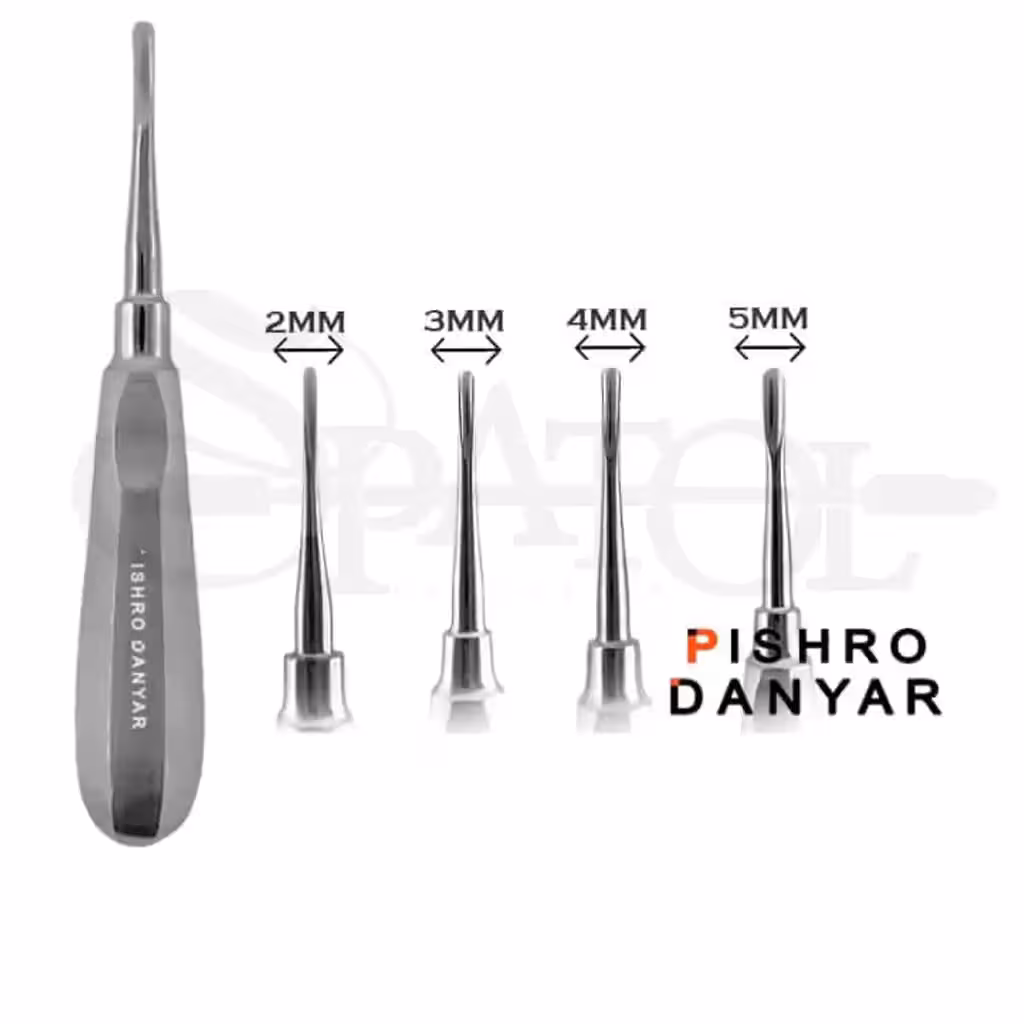 الواتور مستقیم سری A (4سایز) برند پیشرو دنت pishro dent