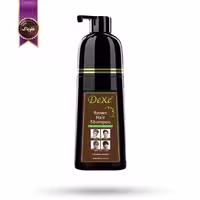 شامپو رنگ مو دکسی Dexe مدل قهوه‌ای گیاهی Brown حجم 400 میلی لیتر (اورجینال)