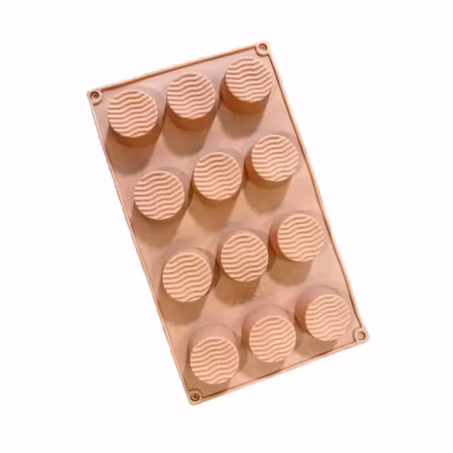 قالب سیلیکون دایره شیاردار 12 خانه