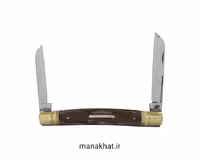 قلمتراش دو تیغه دسته فیبر قهوه ای طرح دار 12 سانت استاد جواد توسلی