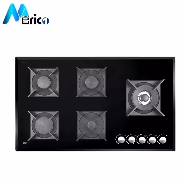 گاز رومیزی کن کد CG526 پنج شعله شیشه