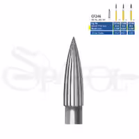 فرز کارباید پرداخت 30 پره NEEDLE LONG CF246 تیزکاوانTEESKAVAN
