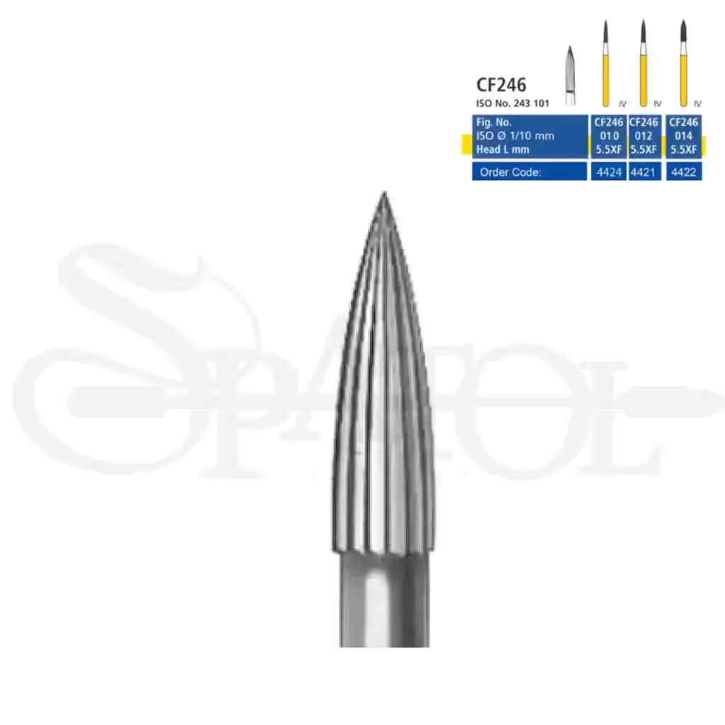 فرز کارباید پرداخت 30 پره NEEDLE LONG CF246 تیزکاوانTEESKAVAN
