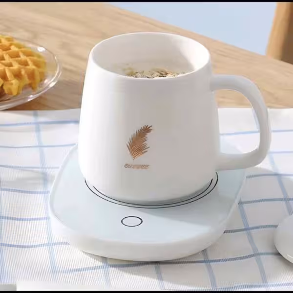 ماگ سرامیکی هیتر دار سفید