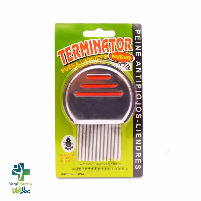 شانه ضد شپش تمام استیل ترمیناتور