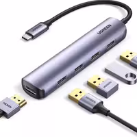 هاب 5 پورت USB-C یوگرین مدل Ugreen CM417-20197