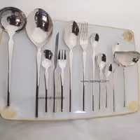 سرویس قاشق چنگال 30 نفره اس جی مدل 454m