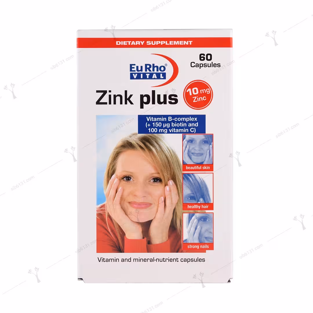 قرص زینک پلاس یوروویتال 10 میلی گرمی 60 عددی