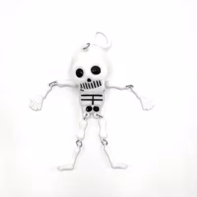 آویز تزئینی خودرو طرح اسکلت مدل کوکی کد SKT01