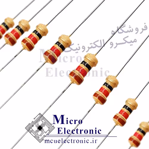 مقاومت 12 اهم 1/4 وات بسته ی 50 عددی