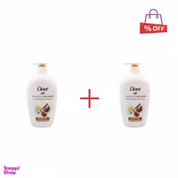 مایع دستشویی داو (Dove) حاوی شی باتر بارایحه وانیل حجم 500 میلی لیتر مجموعه 2 عددی