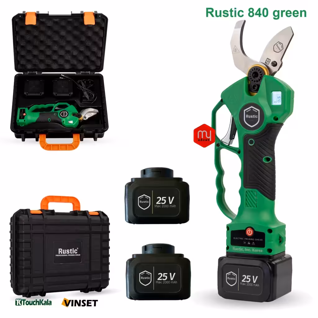 قیچی شارژی روستیک کره مدل R 840 سبز