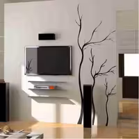 شابلون دیواری درخت کد 608