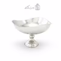 سرویس پذیرایی مسی سفید (کروم) مدل سه گوش 4 تایی کد AH-17