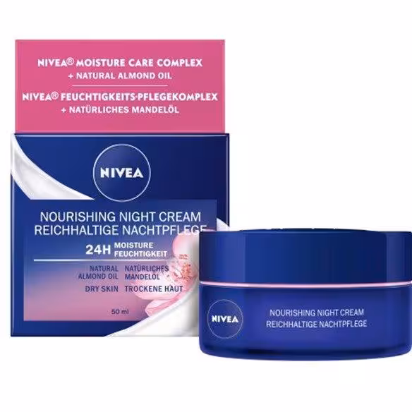 کرم مرطوب کننده شب 24ساعته  ریجینیشن نیوآ مخصوص پوست خشک | nourishing night nivea