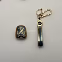 کاور ریموت سایپا دو دکمه طرح براق با بند ست