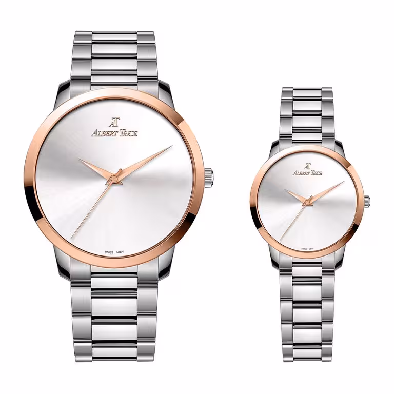 ساعت مچی ست آلبرت ترایس کد AT20342-16HM و AT20341-06HM