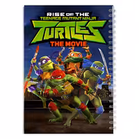 دفتر مشق کارتون لاک پشت های نینجا