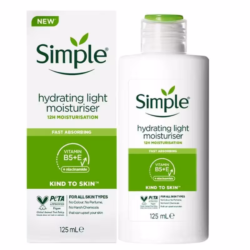 مرطوب کننده و آبرسان لایت سیمپل