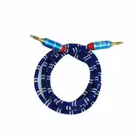 کابل AUX سه فیش صدا کینگ پلاس مدل HK-19