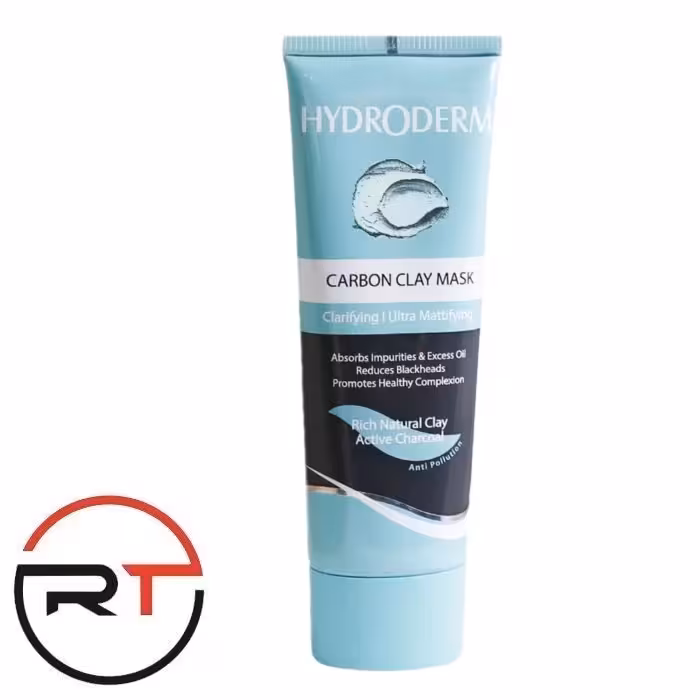 ماسک خاک رس و کربن فعال هیدرودرم مناسب پوست چرب 100 میلی