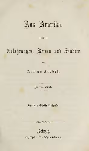 خرید و دانلود نسخه کامل کتاب Aus Amerika. Erfahrungen, Reisen und Studien