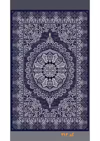 گلیم فرش ماشینی 400 شانه بی سی اف کاشان- کد طرح 313