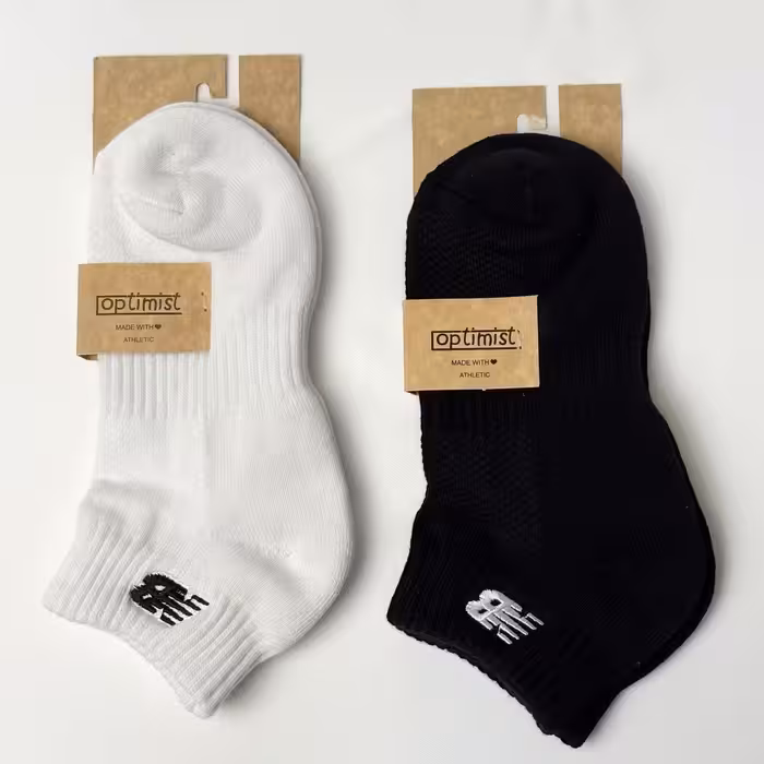 جوراب مچی کف حوله ای سری اتلتیک آپتیمیست طرح نیوبالانس