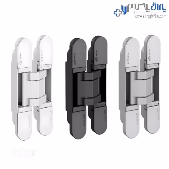 لولا مخفی درب چوبی ضخامت 36 میلیمتر 80 کیلوگرمی با نتظیم سه بعدی