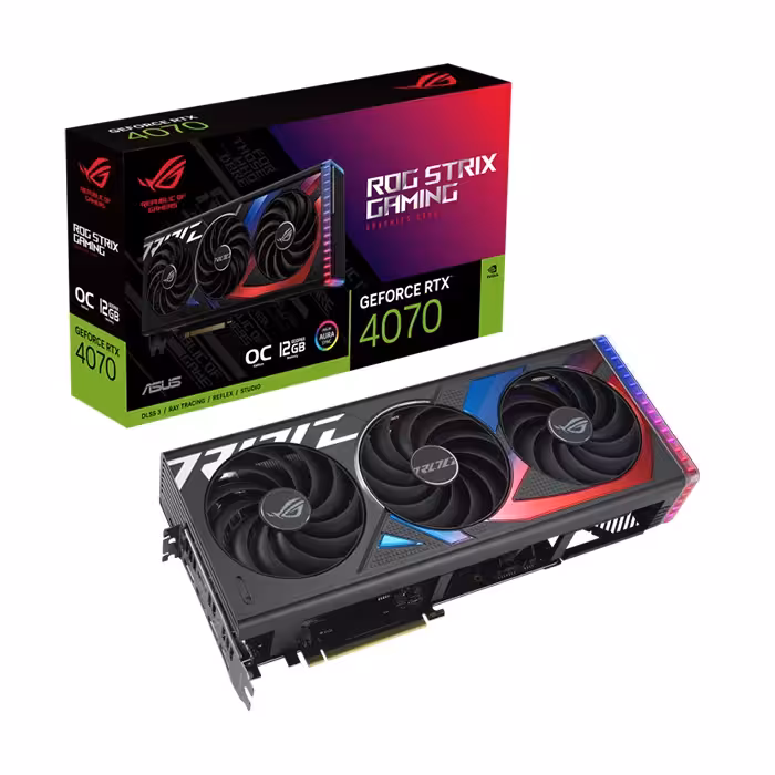 کارت گرافیک ایسوس ROG Strix GeForce RTX 4070 OC Edition 12GB