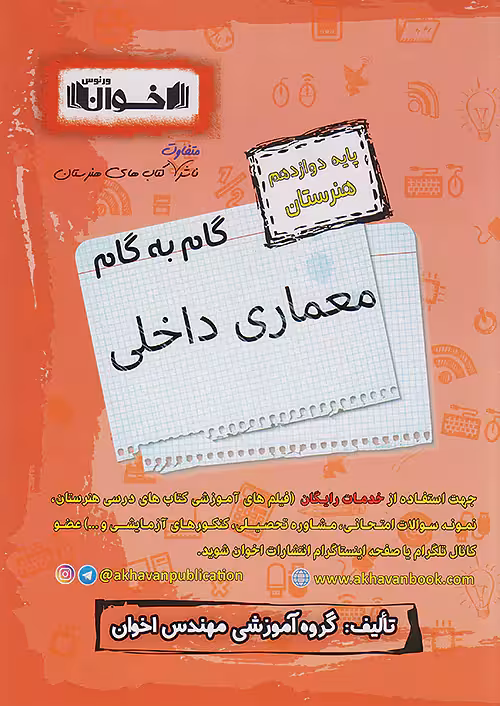 گام به گام دروس دوازدهم معماری داخلی اخوان