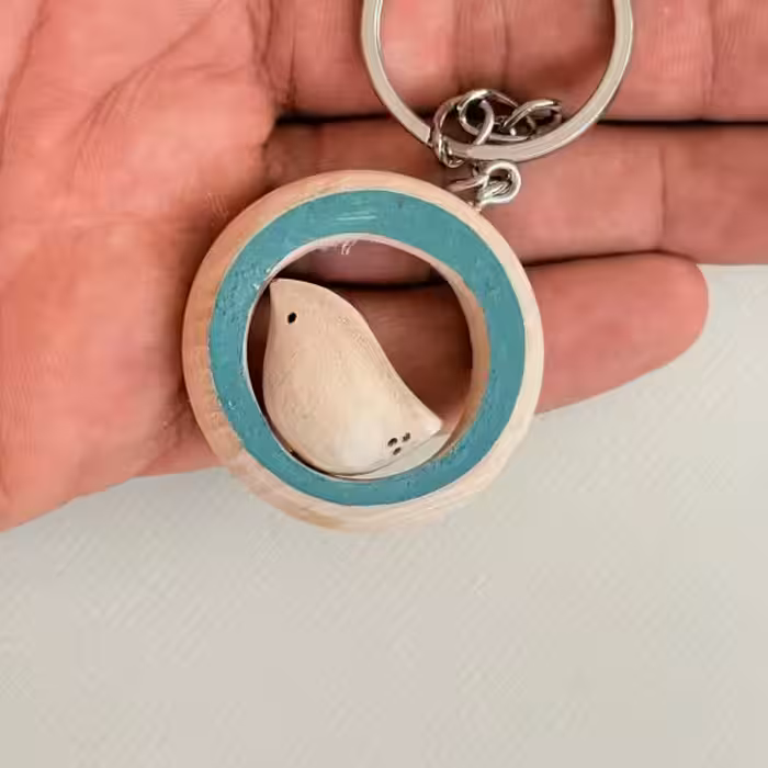 سرکلیدی جوجه داخل حلقه طرح یک