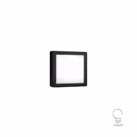 پنل LED رونا بدنه مشکی 20 وات روکار 15×15 پارس شعاع توس (والا نور)