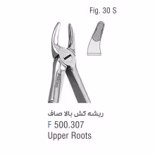 فورسپس ریشه کش بالا صاف fig:30S - فروشگاه تخصصی دندانپزشکی سپیرا