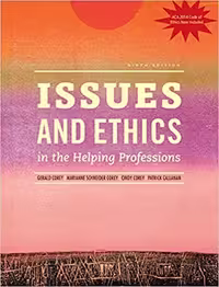 خرید و دانلود نسخه کامل کتاب Issues and Ethics in the Helping Professions with 2014 ACA Codes)