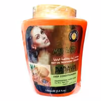 کرم نرم کننده و تقویت کننده موی مکس لیدی مدل پاپایا حجم 1000 میلی لیتر