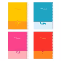 دفتر مشق 100 برگ تیما مدل PANI مجموعه 4 عددی | چاوه