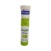 Calcium 500 Mg Effervitasin Tablet Vitasin قرص جوشان کلسیم ویتاسین 500 میلی گرم