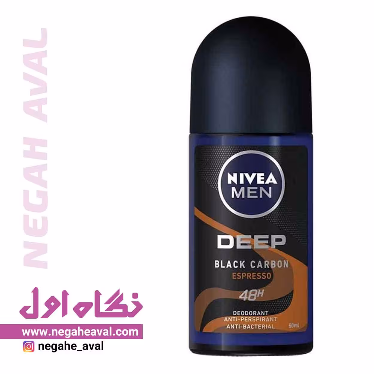 رول ضد تعریق مردانه DEEP BLACK CARBON ESPRESSO نیوآ