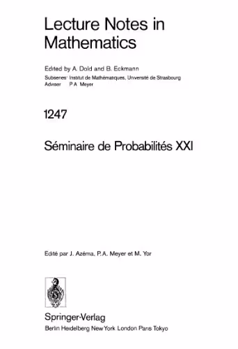خرید و دانلود نسخه کامل کتاب Seminaire de Probabilites XXI