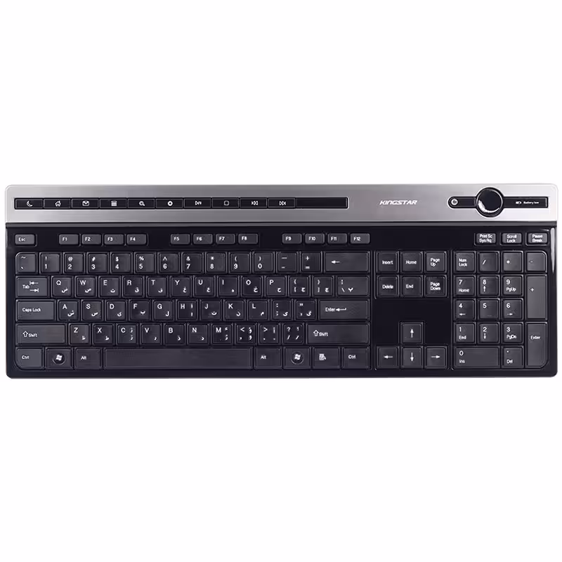 کیبورد وایرلس کینگ استار مدل KB92W