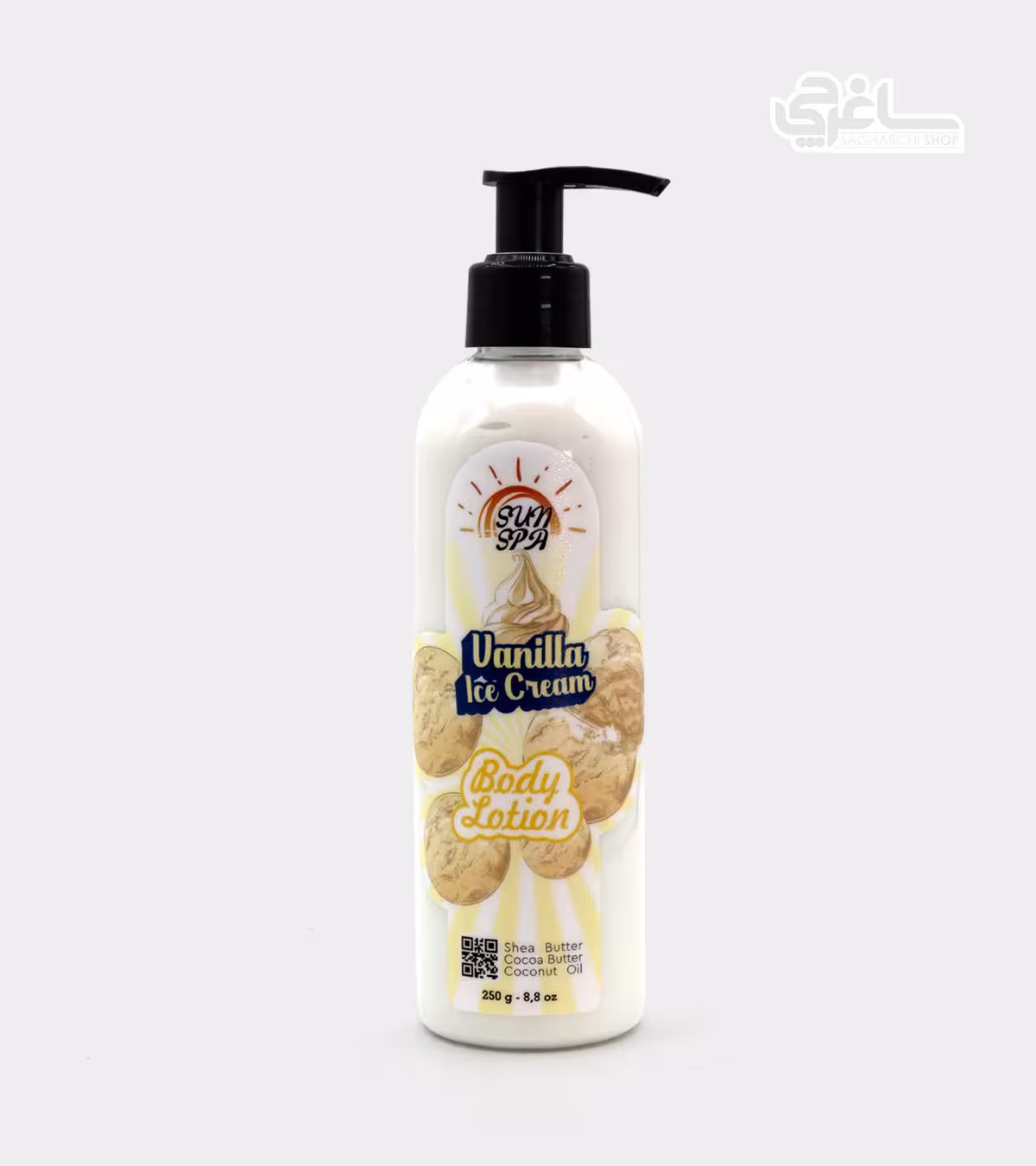 لوسیون آبرسان بستنی وانیل سان اسپا SunSpa